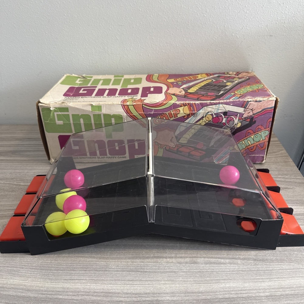 Gnip Gnop Slap-Happy Game Vintage 1971 Parker Brothers Original Box Made in USA